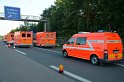 Einsatz BF Koeln Klimaanlage Reisebus defekt A 3 Rich Koeln hoehe Leverkusen P151